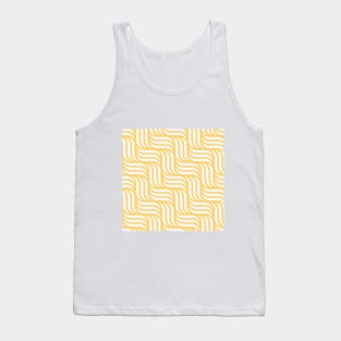 Line wave pattern Tank Top